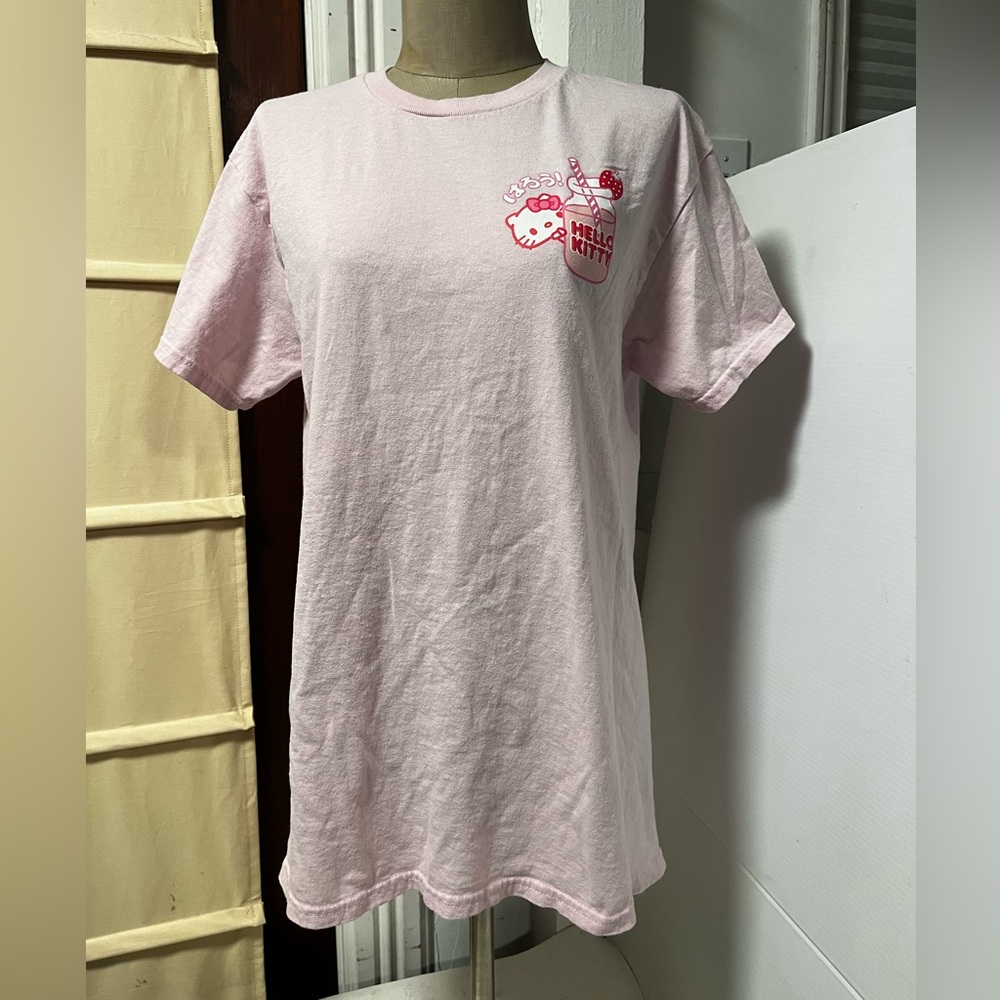Hello Kitty Strawberry milk T-Shirt retro 90’s Y2K kawaii - Picture 5 of 15